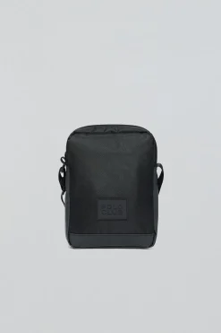 Bolso bandolera negra Riverdale con parche engomado Polo Club