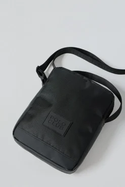 Bolso bandolera negra Riverdale con parche engomado Polo Club