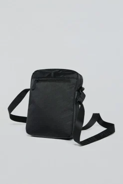 Bolso bandolera negra Riverdale con parche engomado Polo Club