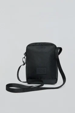 Bolso bandolera negra Riverdale con parche engomado Polo Club