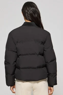 Bomber acolchada negra Dubái con detalle Polo Club