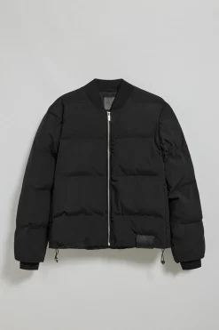 Bomber acolchada negra Dubái con detalle Polo Club