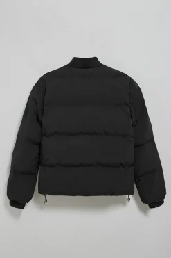 Bomber acolchada negra Dubái con detalle Polo Club