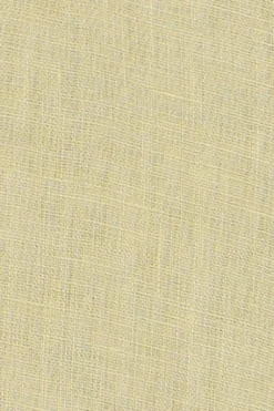 Camisa amarilla garment dye de lino con monograma bordado