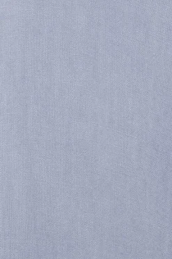 Camisa azul de lino garment dye con bordado Rigby Best