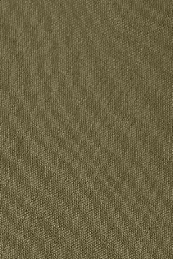 Camisa caqui de lino con bolsillo en el pecho