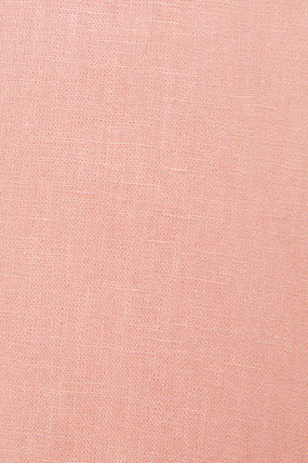 Camisa color salmón loose fit de lino y algodón con monograma bordado