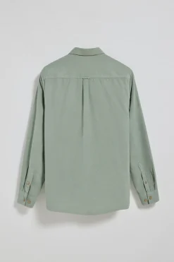 Camisa con bolsillos Massachusetts verde y bordado Polo Club