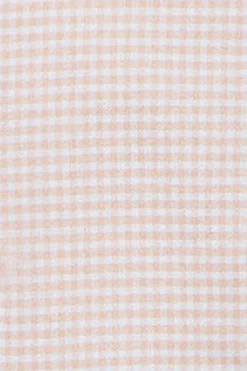 Camisa cuadro vichy rosa con logo bordado Polo Club