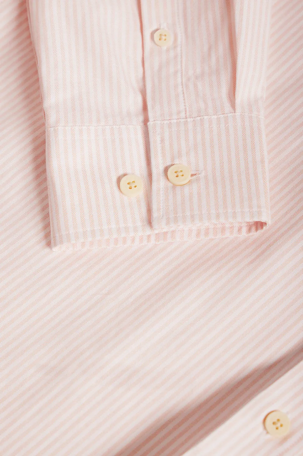 Camisa de rayas de color anaranjado Oxford y bordado Polo Club