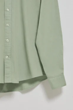 Camisa loose fit verde jade con logo bordado Polo Club
