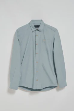 Camisa oxford Cambridge verde con bolsillo y detalle Polo Club