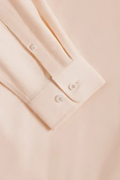 Camisa Oxford color melocotón con logo Rigby Go