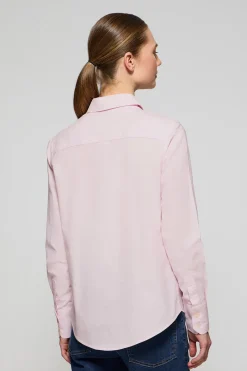 Camisa Oxford Regular fit rosa con logo Rigby Go