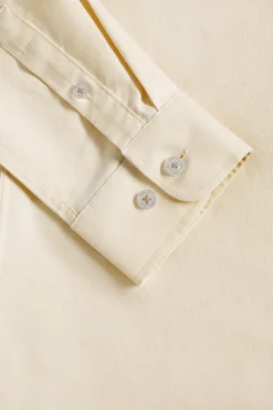 Camisa Oxford Regular fit beige con logo Rigby Go