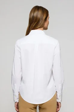 Camisa Oxford Regular fit blanca con logo Rigby Go