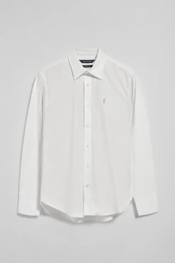 Camisa raya yale gris claro con logo bordado Rigby Go