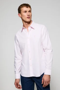 Camisa raya yale rosa con logo bordado Rigby Go