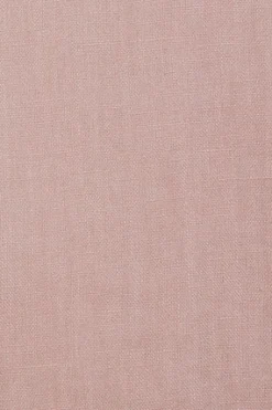 Camisa rosa taupe de lino garment dye con monograma bordado