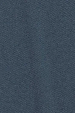 Camiseta azul denim de manga corta y cuello de pico con bordado Rigby Best