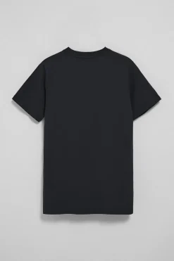 Camiseta azul marino con cuello redondo y bordado Rigby Go