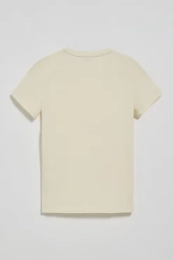 Camiseta color crudo de cuello redondo con bordado Rigby Go