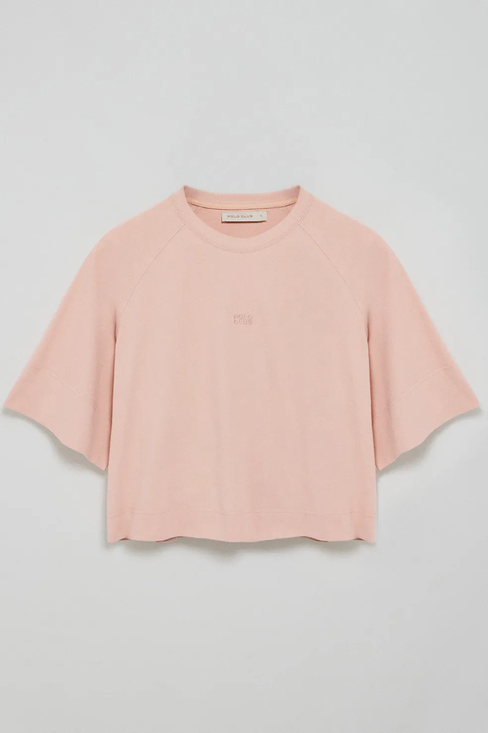 Camiseta color maquillaje Danae con logo bordado
