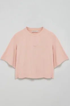 Camiseta color maquillaje Danae con logo bordado