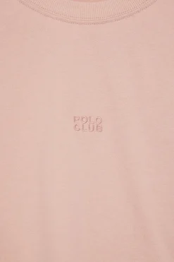 Camiseta color maquillaje Danae con logo bordado