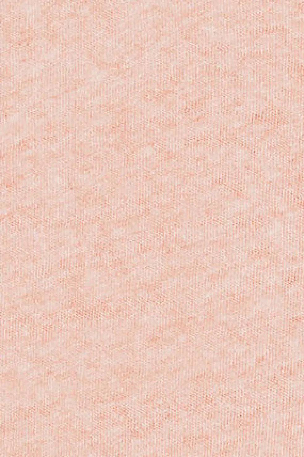 Camiseta color maquillaje de lino y algodón con monograma bordado