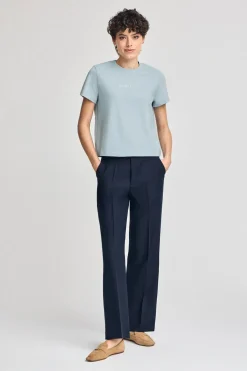 Camiseta Diamond azul claro con print foil Polo Club