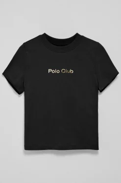 Camiseta Diamond azul marino con print foil Polo Club