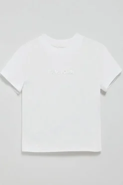 Camiseta Diamond blanca con print foil Polo Club