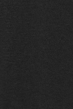 Camiseta negra microestructura con monograma bordado PC