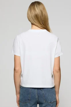 Camiseta Tori blanca con logo Minimal Combo Polo Club