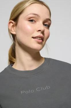 Camiseta Tori color asfalto con logo Minimal Combo Polo Club