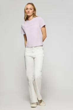 Camiseta Tori color lavanda con logo Minimal Combo Polo Club