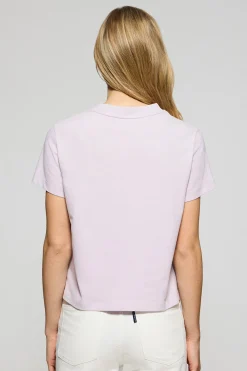 Camiseta Tori color lavanda con logo Minimal Combo Polo Club
