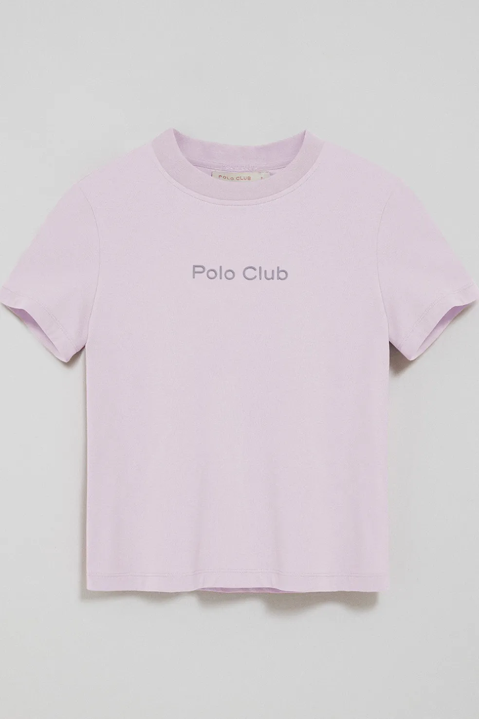 Camiseta Tori color lavanda con logo Minimal Combo Polo Club