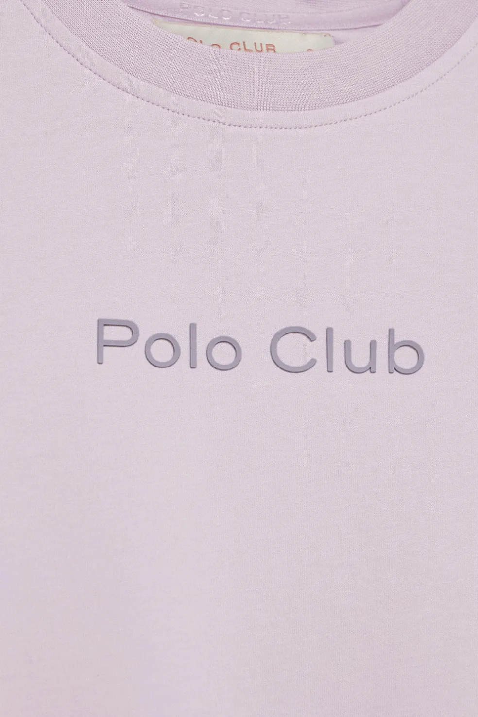 Camiseta Tori color lavanda con logo Minimal Combo Polo Club