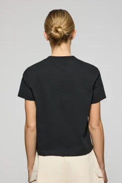 Camiseta Tori negra con logo Minimal Combo Polo Club