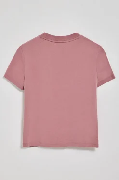 Camiseta Tori rosa empovaldo con logo Minimal Combo Polo Club