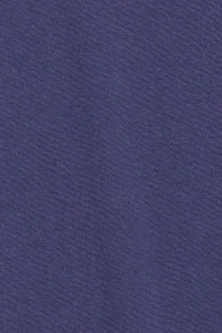 Camiseta violeta azulado de manga corta y cuello de pico con bordado Rigby Best