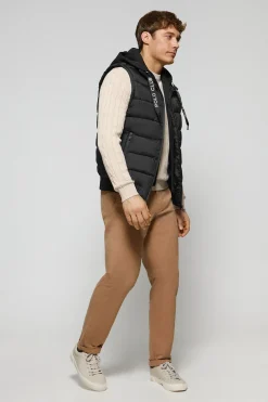 Chaleco acolchado negro Canyon con detalles Polo Club