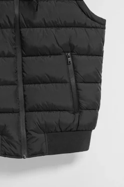Chaleco acolchado negro Canyon con detalles Polo Club