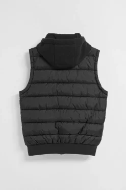 Chaleco acolchado negro Canyon con detalles Polo Club