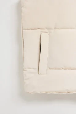 Chaleco beige acolchado con parche engomado Polo Club