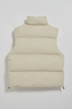 Chaleco beige acolchado Nueva York con detalles Polo Club