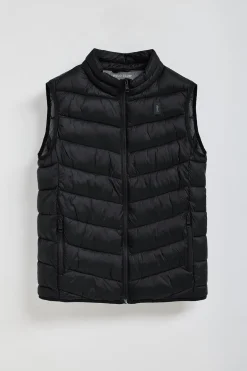 Chaleco Chase ultralight negro con parche Rigby Go