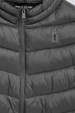 Chaleco Chase ultralight gris oscuro con parche Rigby Go